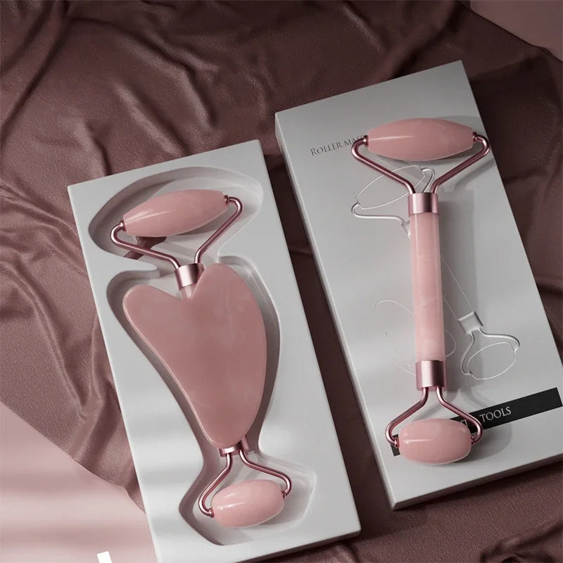 2-in-1 Facial Roller & Gua Sha Set