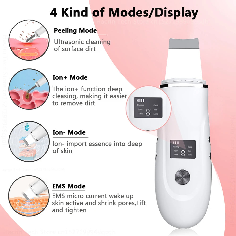 GlowSonic™ Ultrasonic Facial Scrubber